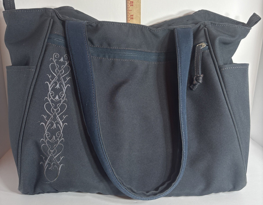 REI Packable Tote Bag Black Lightweight Foldable Travel Reusable Shopping Bag